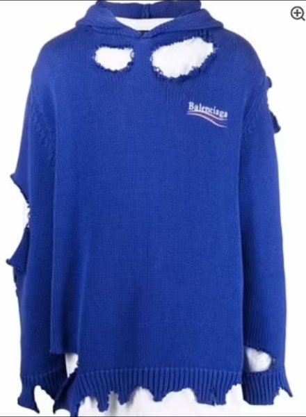 В Balenciaga создали рваное худи за $1660 и разлезающийся свитер за $1447 (фото)